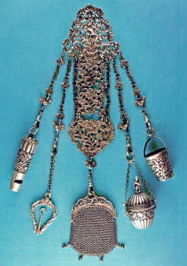 silver chatelaine, image from collectorsweekly.com